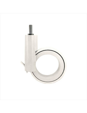 FUTURISTIC CASTER DIAMETER 100 MM WHITE WITH STEM - GRAVITY 110 TFB