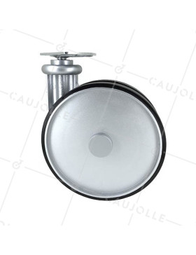ROULETTE DESIGN GRISE POUR CANAPÉ DIAMETRE 185 MM CHARGE 80 KG - TWINNED180P