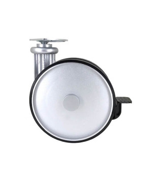 ROULETTE DESIGN GRISE POUR CANAPÉ DIAMETRE 185 MM CHARGE 80 KG - TWINNED180P/AF
