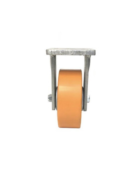 FIXED CAST IRON AND POLYURETHANE CASTER 1400 KG DIAMETR 200 MM - STEC 200F