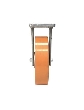 FIXED CAST IRON AND POLYURETHANE CASTER MAX WEIGHT 2000 KG DIAMETER 300 MM - STEC 300FIXE