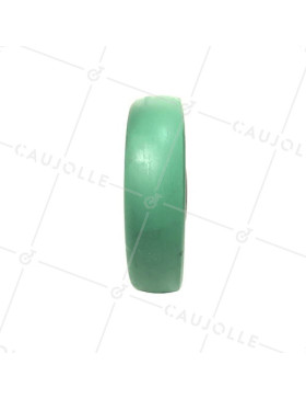 Roue industrielle en polyuréthane élastique vert de diamètre 200mm