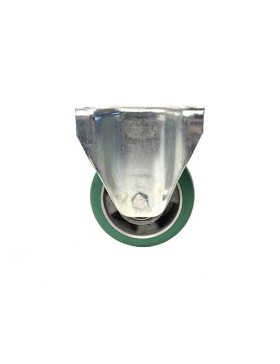 FIXED CASTOR IN SUPPLE POLYURETHANE 125 MM DIAMETER MAX LOAD 400 KG - S77V125