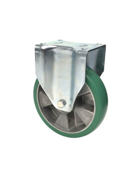 FIXED CASTOR IN FLEXIBLE POLYURETHANE 200 MM DIAMETER MAX LOAD 500 KG - S76V200F