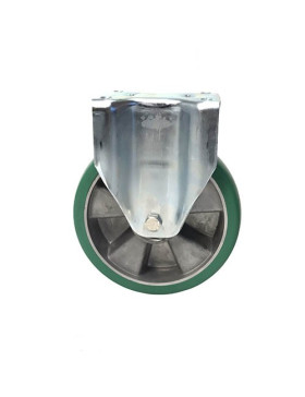 FIXED CASTOR IN FLEXIBLE POLYURETHANE 200 MM DIAMETER MAX LOAD 500 KG - S76V200F