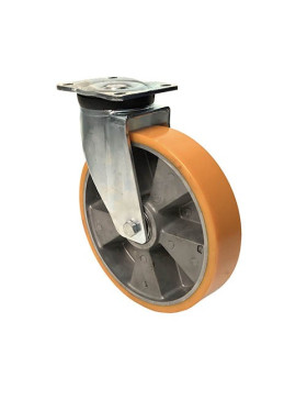Swivel castor polyurethane with aluminium hub diameter 250 mm max load 1000 kg - S78AR 250