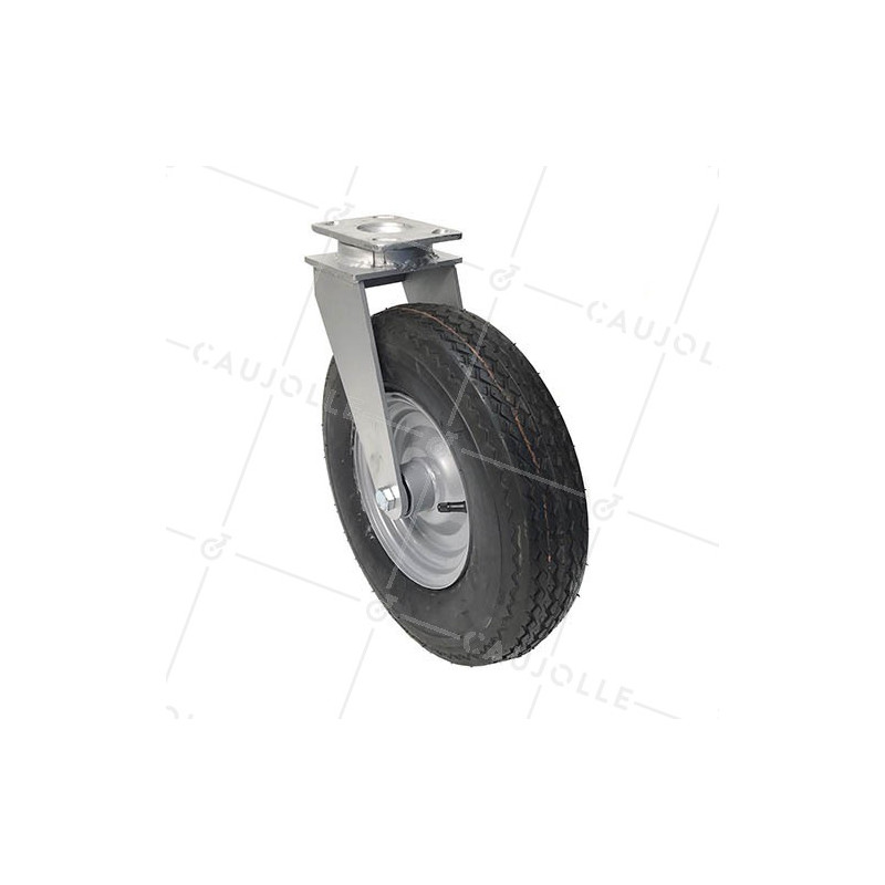 VERY LARGE PNEUMATIC WHEEL DIAMETER 400 MM MAX LOAD 300 KG - S20-1-400PIV 