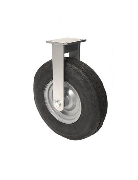 VERY LARGE FIXED PNEUMATIC CASTER DIAMETER 400 MM MAX LOAD 300 KG - S20-1-400FIXE