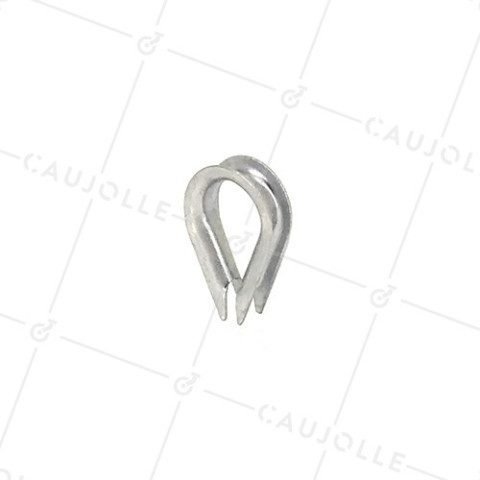 ROPE THIMBLE FOR 4 MM DIAMETER CABLE OR CORD • Caujolle