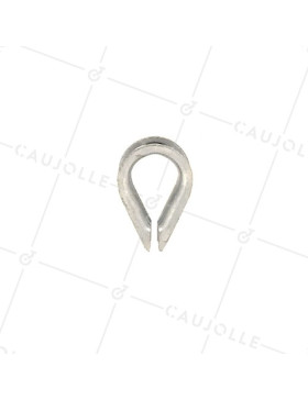 COSSE COEUR POUR CÂBLE OU CORDE DE 4 MM