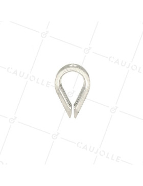 COSSE COEUR POUR CÂBLE OU CORDE DE 6 MM