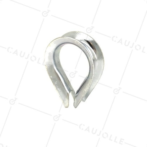 COSSE COEUR POUR CÂBLE OU CORDE DE 16 MM • Caujolle