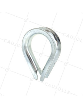 ROPE THIMBLE FOR 22 MM DIAMETER CABLE OR CORD • Caujolle
