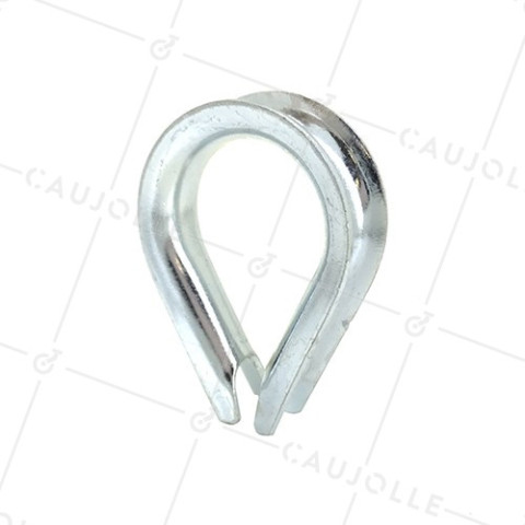 ROPE THIMBLE FOR 22 MM DIAMETER CABLE OR CORD • Caujolle