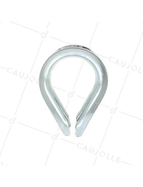 COSSE COEUR POUR CÂBLE OU CORDE DE 22 MM