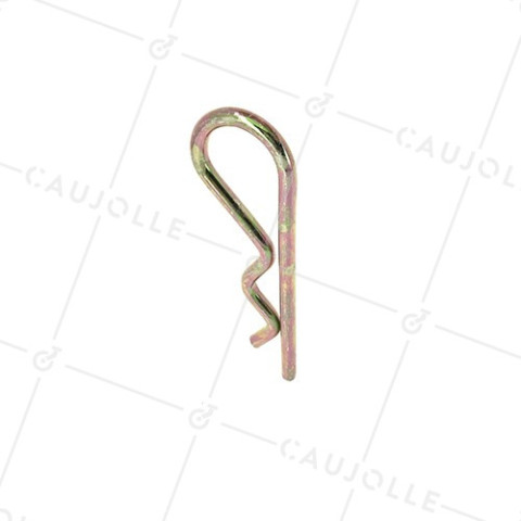 GOUPILLE BETA EN ACIER BICHROMATÉ DE DIAMÈTRE 5 MM LONGUEUR 98 MM LARGEUR 32 MM • Caujolle