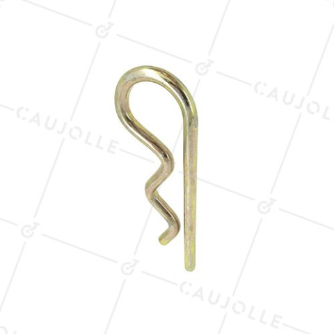 GOUPILLE BETA EN ACIER BICHROMATÉ DE DIAMÈTRE 6 MM LONGUEUR 108 MM LARGEUR 37 MM • Caujolle