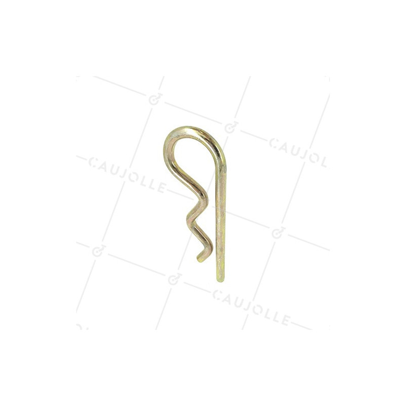 Goupille en acier bichromaté de diamètre 6 mm