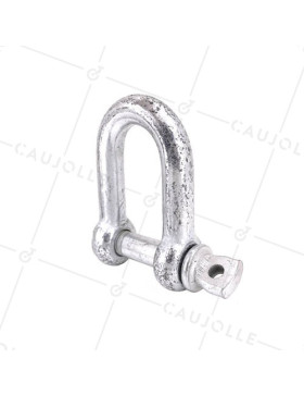 MANILLE DROITE POUR CABLE OU CORDE DE 43 MM DE DIAMETRE MAXIMUM CHARGE 2500 KG - M22 • Caujolle
