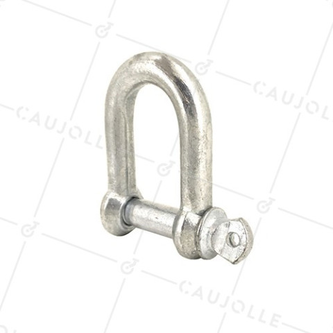 MANILLE DROITE POUR CABLE OU CORDE DE 32 MM DE DIAMETRE MAXIMUM CHARGE 1500 KG - M16 • Caujolle