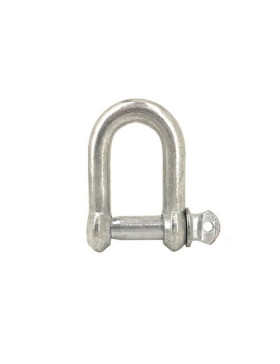 Manille droite en acier avec axe traversant de 16 mm de diamètre