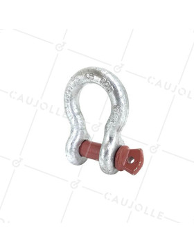 MANILLE LYRE À HAUTE RÉSISTANCE AVEC AXE FILETÉ DE 19 MM CHARGE 3250 KG • Caujolle