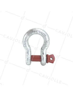 HIGH RESISTANCE BOW SHACKLE WITH 19 MM THREADED PIN 3250 KG LOAD