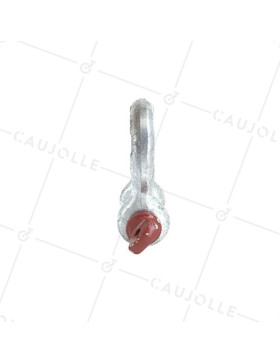 HIGH RESISTANCE BOW SHACKLE WITH 19 MM THREADED PIN 3250 KG LOAD