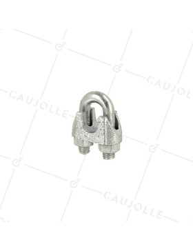 SERRE CÂBLE À ÉTRIER ACIER POUR CÂBLE DE 10 MM • Caujolle