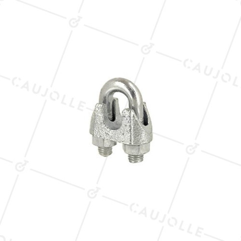 SERRE CÂBLE À ÉTRIER ACIER POUR CÂBLE DE 10 MM • Caujolle