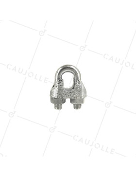 SERRE CÂBLE À ÉTRIER ACIER POUR CÂBLE DE 10 MM