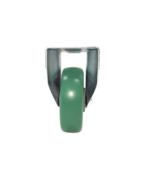 ROULETTE PIVOTANTE EN POLYURÉTHANE SOUPLE JANTE ALUMINIUM DIAMÈTRE 125 MM