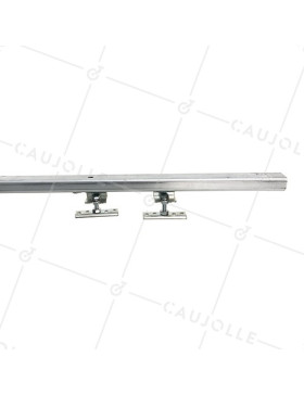 Kit complet pour porte suspendue avec rail de 2m