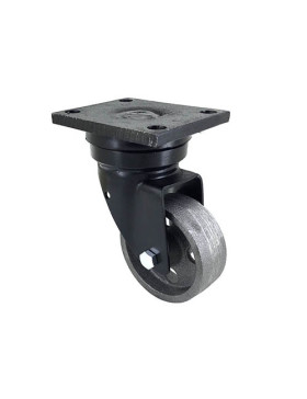 ROULETTE INDUSTRIELLE VINTAGE EN FONTE PIVOTANTE CHARGE 200KG DIAMÈTRE 80MM - INDUSTYL80P