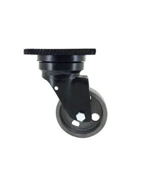 ROULETTE INDUSTRIELLE VINTAGE EN FONTE PIVOTANTE CHARGE 200KG DIAMÈTRE 80MM - INDUSTYL80P