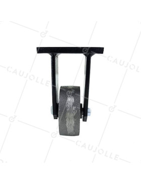 ROULETTE INDUSTRIELLE VINTAGE EN FONTE FIXE DIAMÈTRE 80MM CHARGE 200KG- INDUSTYL80F