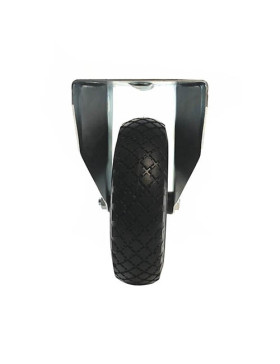 ROULETTE FIXE INCREVABLE SOUPLE TOUT-TERRAIN DIAMÈTRE 260 MM CHARGE 200KG-S21-1 TOLE INC