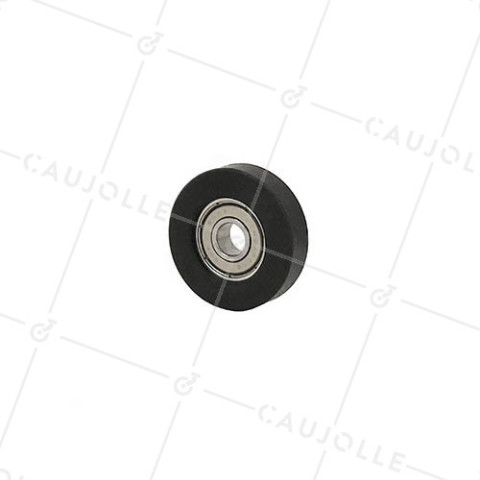 GALET ROULETTE PORTE DE PLACARD COULISSANTE DIAMÈTRE 35 MM AXE 8 MM CHARGE 60 KG • Caujolle