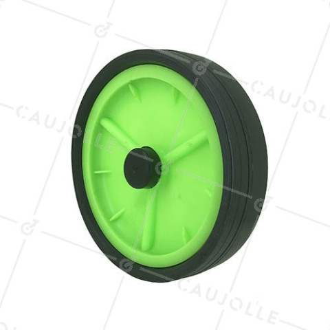 PINK DECKCHAIR WHEEL 250 MM DIAMETER 20 MM BORE • Caujolle