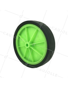 PINK DECKCHAIR WHEEL 250 MM DIAMETER 20 MM BORE