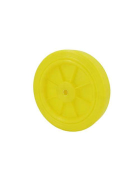 Roue jaune en polypropylène diamètre 125mm S2011