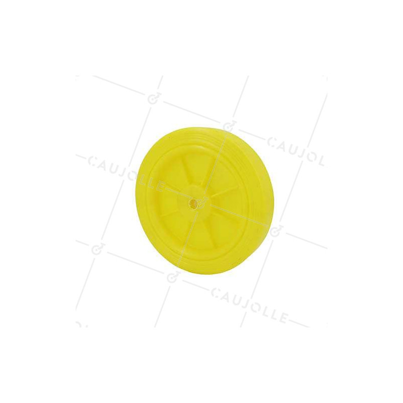 ROUE PLASTIQUE S2011 DIAMETRE 125 MM AXE 8 MM