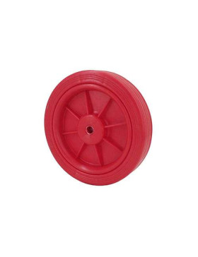 Wheel red polypropylene diameter 125mm S2011