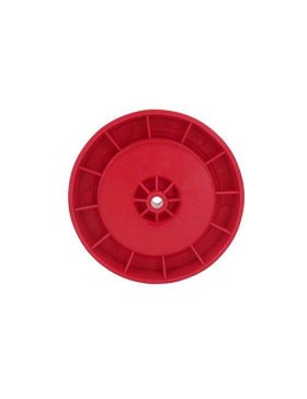 Wheel red polypropylene diameter 125mm S2011