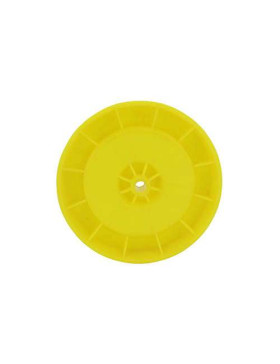 Roue jaune en polypropylène diamètre 125mm S2011