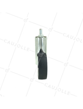 ROULETTE FUTURISTE CHROMÉE À TIGE FILETÉE DE 8 MM DIAMÈTRE 65 MM CHARGE 30KG  - GRAVITY65TFC8
