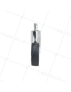 ROULETTE FUTURISTE CHROMÉE À TIGE LISSE DE 11 MM DIAMÈTRE 65 MM CHARGE 30KG - GRAVITY65TLC11