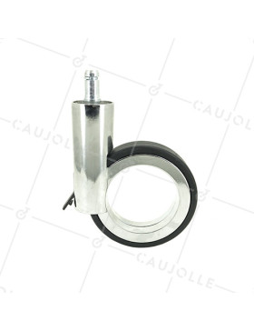 Modern design castor wheel GRAVITY 65T CHROME-PLATED