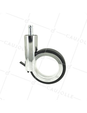 Modern design castor wheel GRAVITY 65T CHROME-PLATED