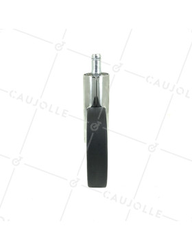 ROULETTE FUTURISTE CHROMÉE À TIGE LISSE DE 11 MM DIAMÈTRE 90 MM CHARGE 35KG - GRAVITY90TLC11